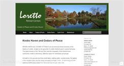Desktop Screenshot of lorettoretreatcenters.com